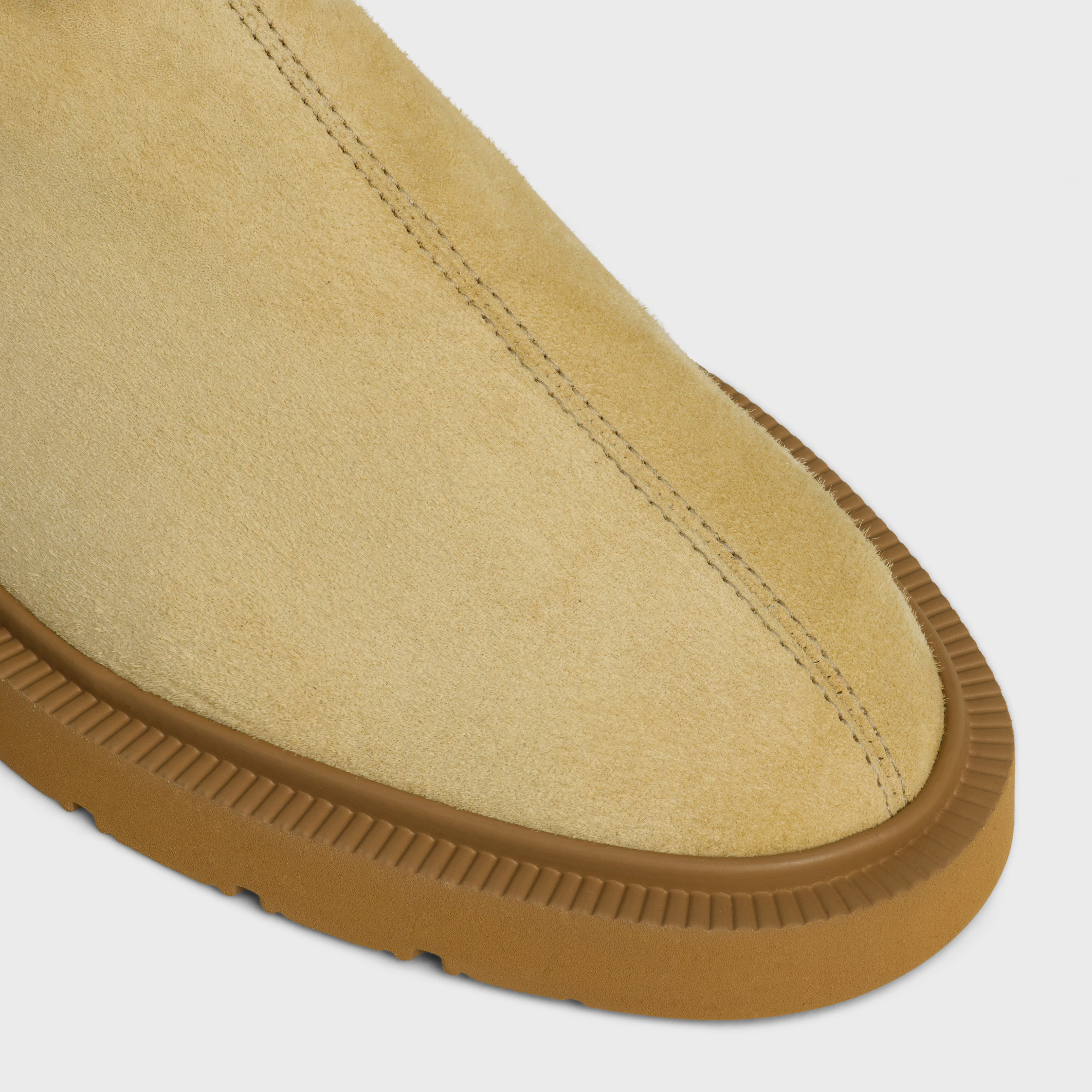 FLOW ZIPPED BOOT IN Stretch Suede Lambskin